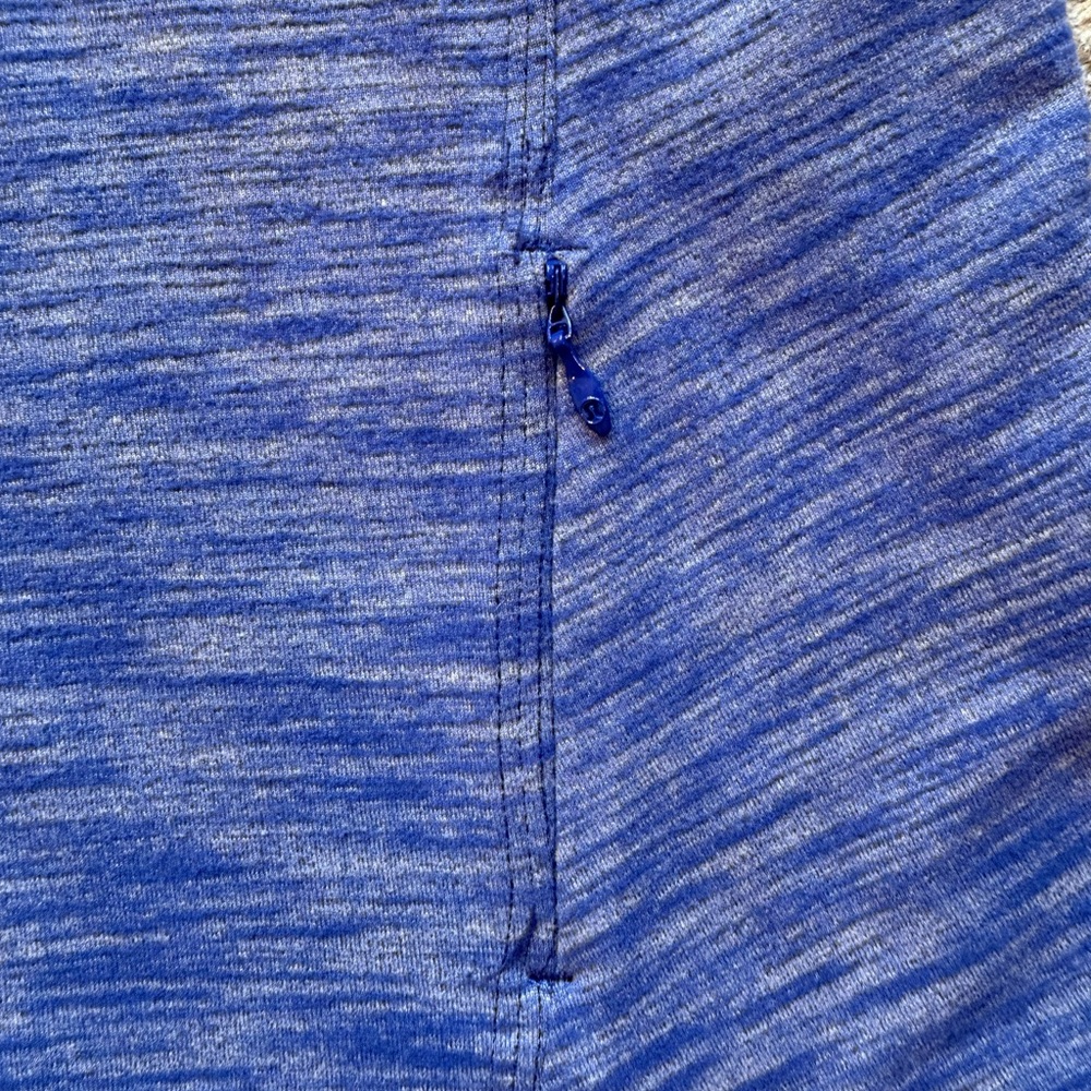 Lululemon Kanto Catch Me 1/2 Zip in Heathered Sapphire Blue Size 6 - Picture 11 of 16